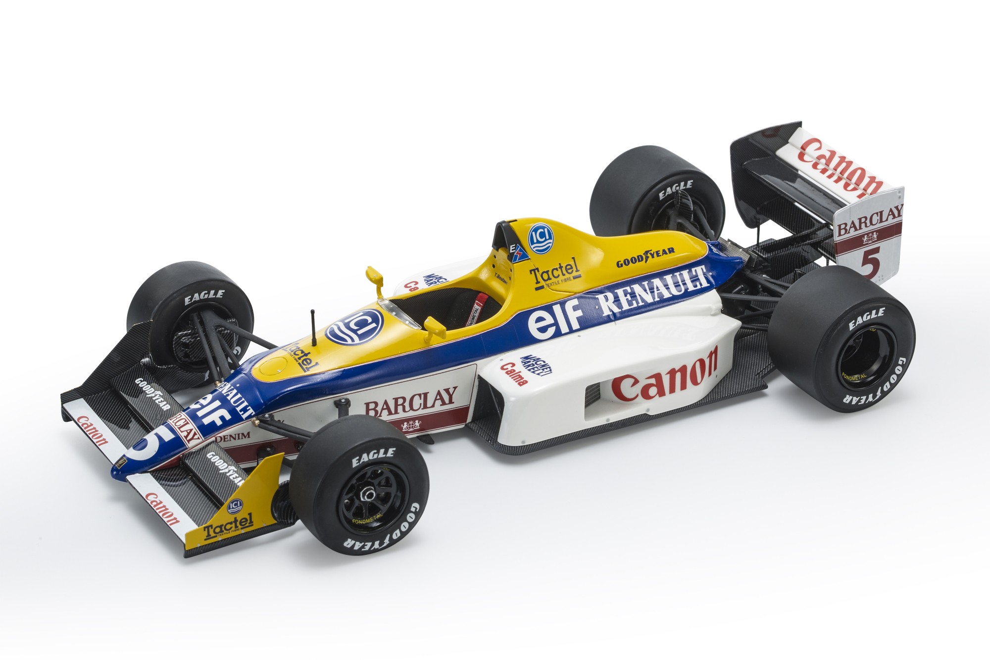 Williams FW12 No.5 1989 T. Boutsen - 1:18